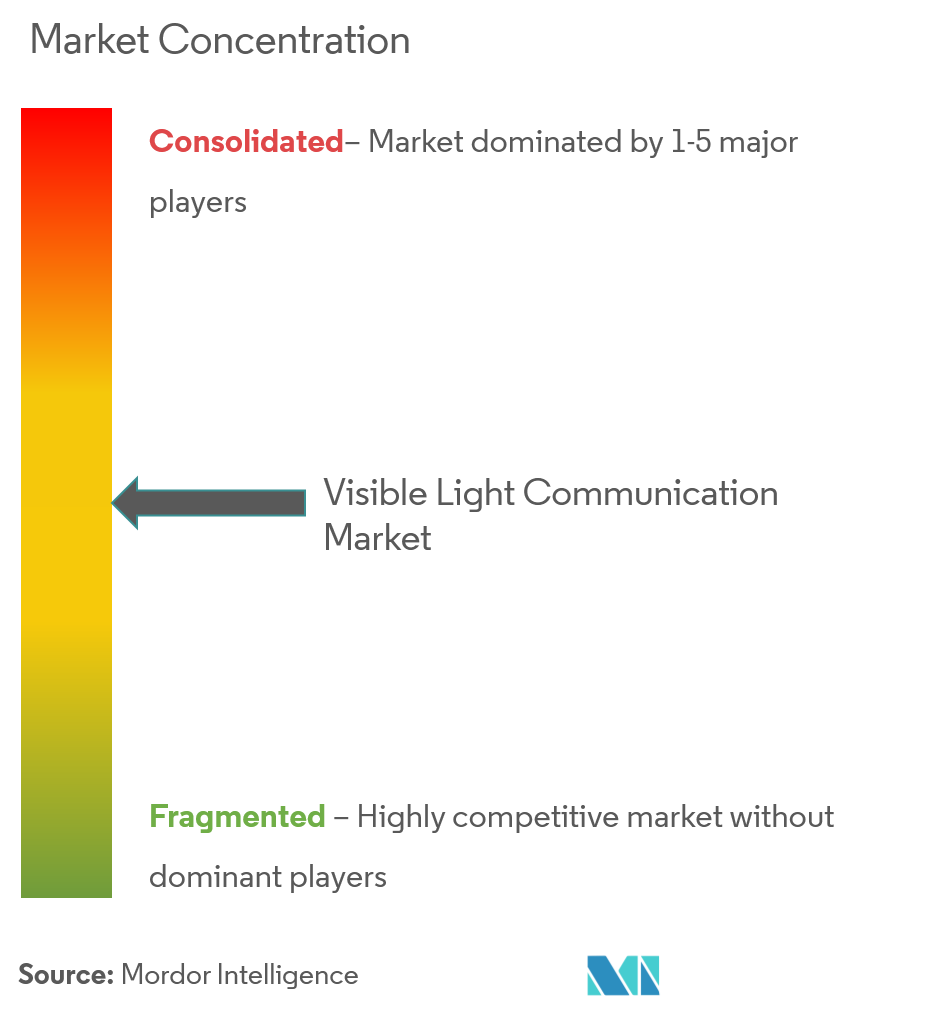 Visible Light Communication Market Concentration